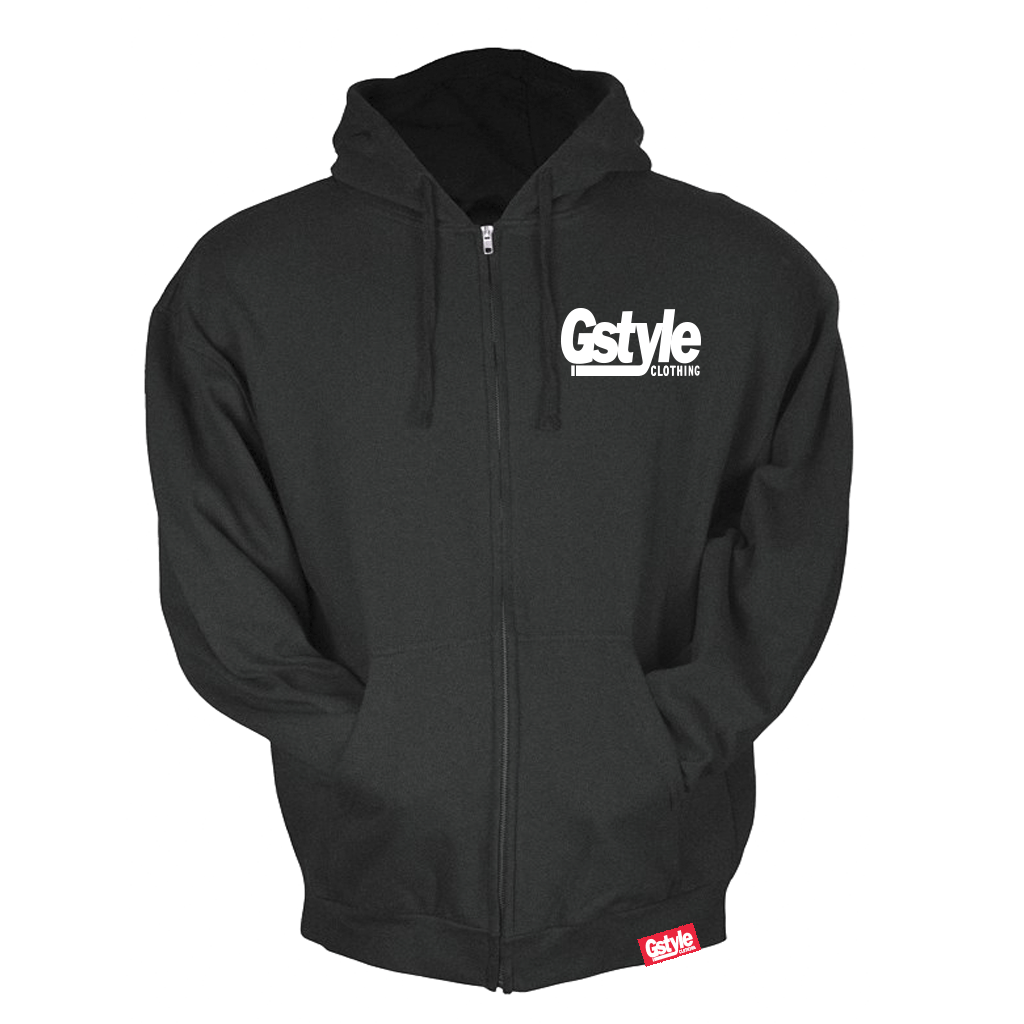 Gstyle Pocket Logo -ZIP UP HOODIE
